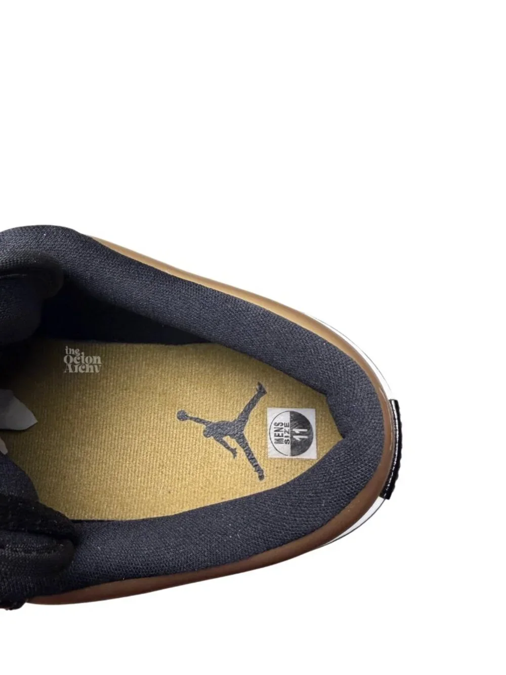 Size 11 Air Jordan 1 Low 'Gold Toe' 2019 CQ9447-700 Pre-Owned